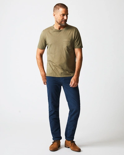 Reid Washed Tee In Moss
