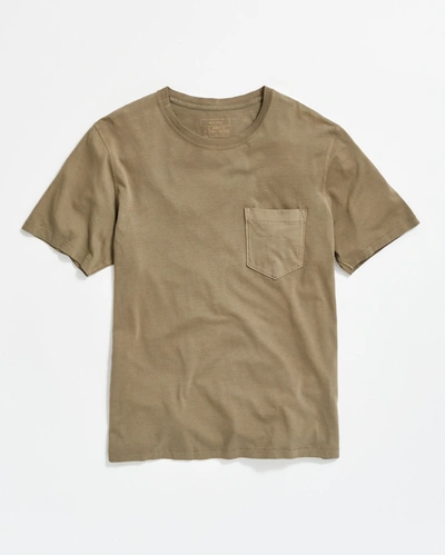 Shop Reid Washed Tee In Moss