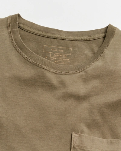 Reid Washed Tee In Moss