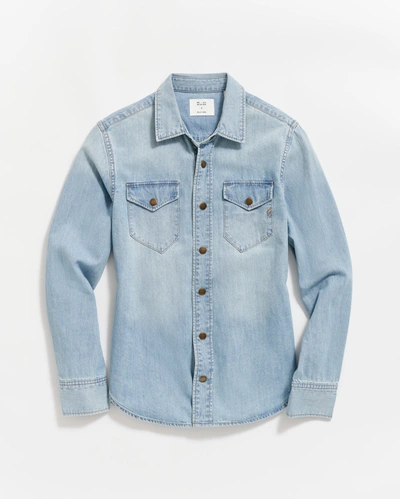 Shop Billy Reid, Inc Women's Shoals Denim Shirt In Denim Wash