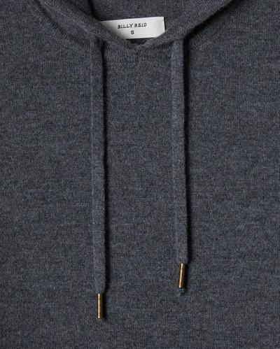 Reid Wool Cashmere Hoodie In Grey Mix