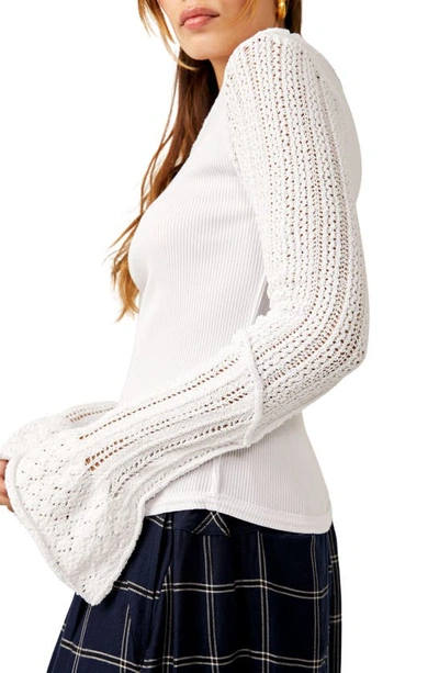 Shop Free People Cuffing Season Rib Top In Ivory