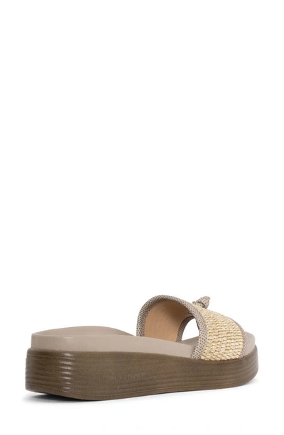 Shop Donald Pliner Farrah Platform Sandal In Taupe-tau