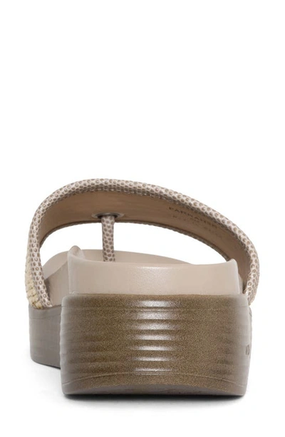 Donald Pliner Farrah Platform Sandal In Taupe-tau