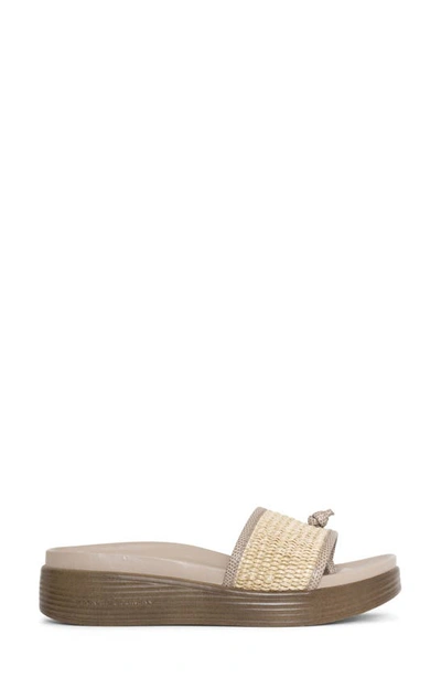 Shop Donald Pliner Farrah Platform Sandal In Taupe-tau