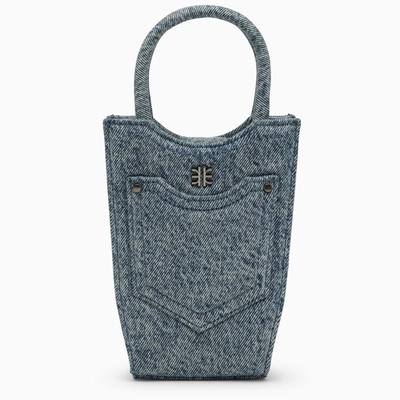 Shop Jw Pei | Fei Bag In Denim In Blue