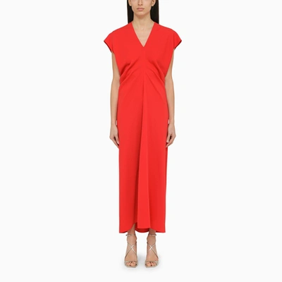 Shop P.a.r.o.s.h . | Red Crêpe Long Dress