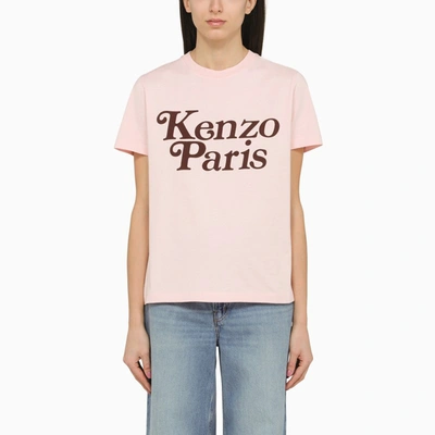 Shop Kenzo | Pink Cotton T-shirt With Logo