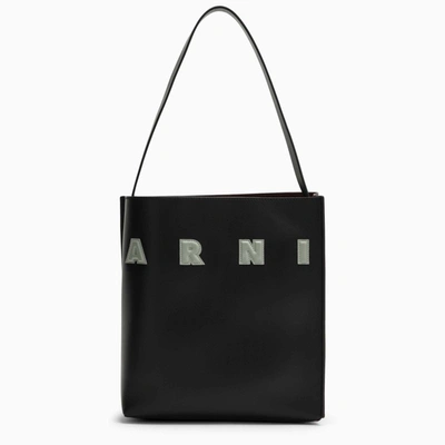 Shop Marni | Museum Hobo Bag Small Black Leather