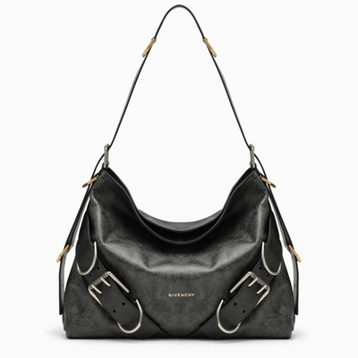 Shop Givenchy Voyou Boyfriend Medium Black Leather Bag