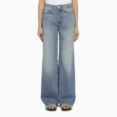 Shop Frame | Wide-leg Jeans 1978 Light Blue Denim