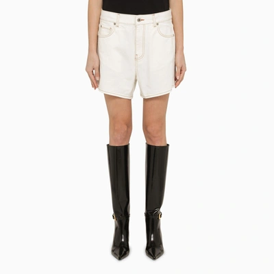 Shop Off-white ™ Vintage White Denim Shorts