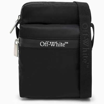 Shop Off-white ™ | Black Nylon Shoulder Bag With Logo