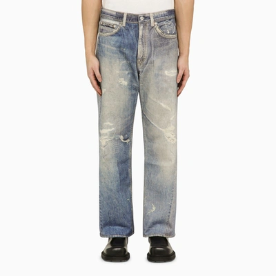 Shop Our Legacy | Blue Cotton Third Cut Jeans In Light Blue