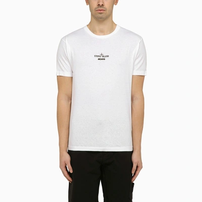 Shop Stone Island | Archivio Project T-shirt White