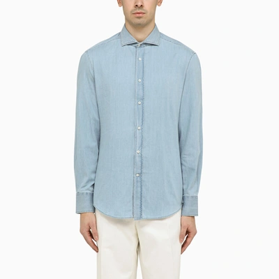 Shop Brunello Cucinelli | Shirt Denim Shirt In Blue