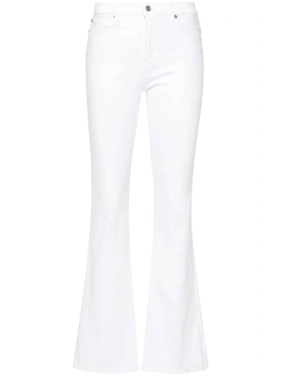 Shop 7 For All Mankind Hw Ali Luxe Denim Jeans In White
