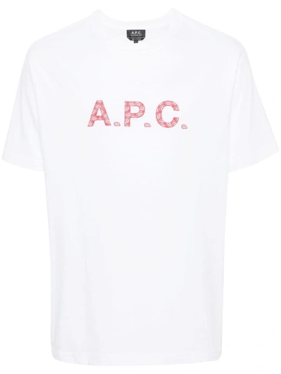 Shop Apc A.p.c. T-shirt James Clothing In White