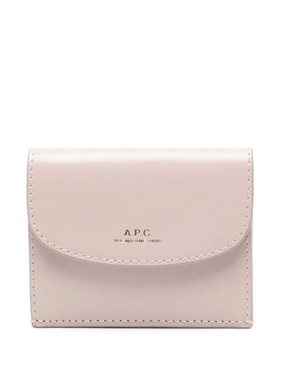 Shop Apc A.p.c. Trifold Geneve Accessories In Grey
