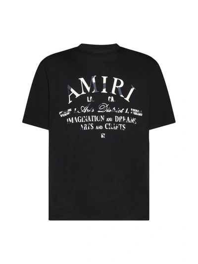 Shop Amiri T-shirts And Polos In Black