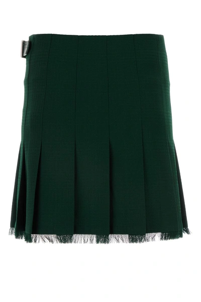 Shop Burberry Skirts In Ivy