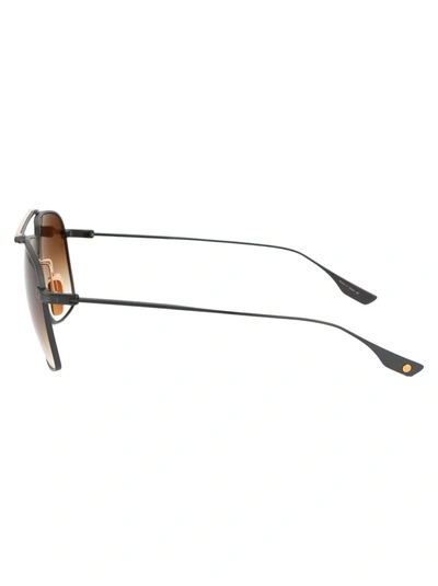 Shop Dita Sunglasses In Black Iron - White Gold Gradient