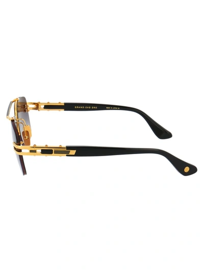 Shop Dita Sunglasses In Yellow Gold - Black