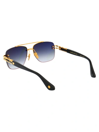 Shop Dita Sunglasses In Yellow Gold - Black