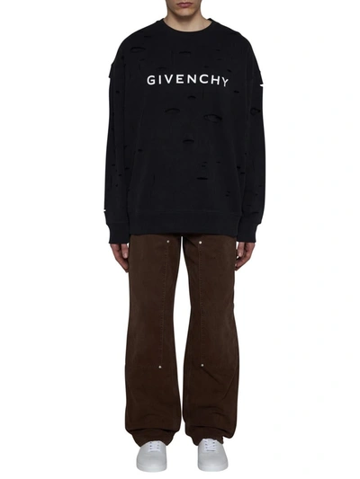 Shop Givenchy Sweaters In Faded Black