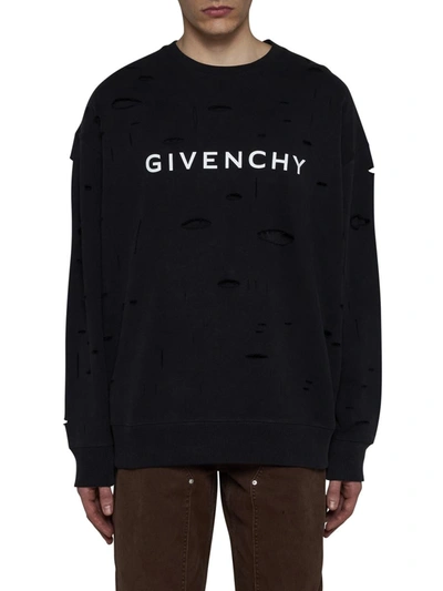 Shop Givenchy Sweaters In Faded Black