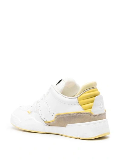 Shop Isabel Marant Sneakers In Light Yellow Yellow