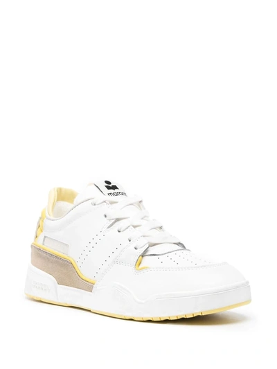 Shop Isabel Marant Sneakers In Light Yellow Yellow