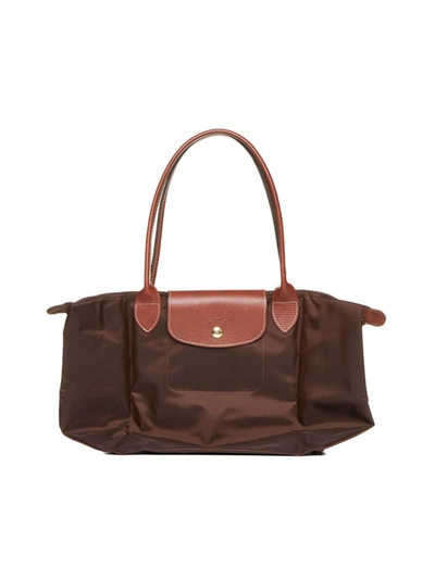 Shop Longchamp Bags In Ebene