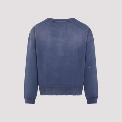 Shop Maison Margiela Cotton Sweatshirt In Pink & Purple