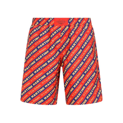 Shop Martine Rose Board Shorts Pants In Multicolour