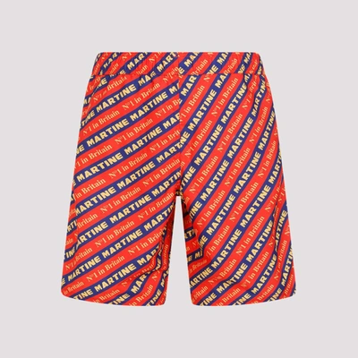 Shop Martine Rose Board Shorts Pants In Multicolour