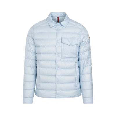 Shop Moncler Tenibres Down Jacket Wintercoat In Blue