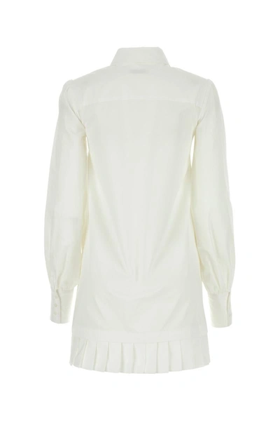 Shop Off-white Off White Dress In Whitewhite