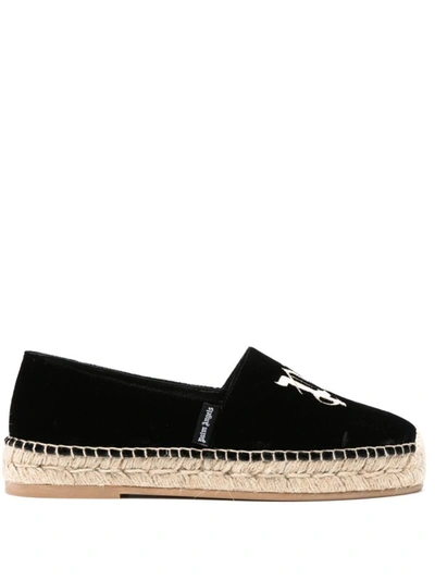Shop Palm Angels Flat Shoes In Black