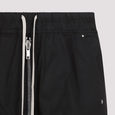 Shop Rick Owens Cargobelas Heavy Cotton Poplin Pants In Black