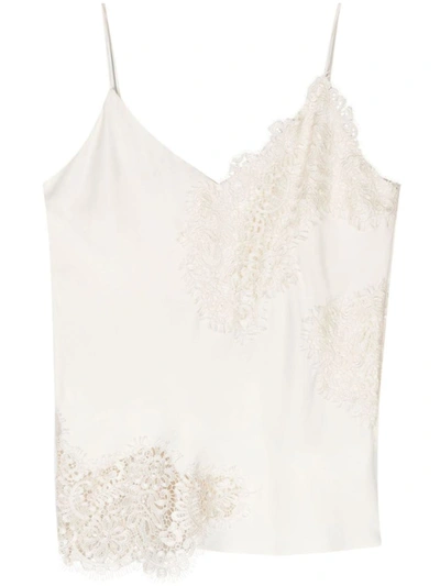 Shop Rohe Róhe Lace Camisole Top Clothing In Nude & Neutrals