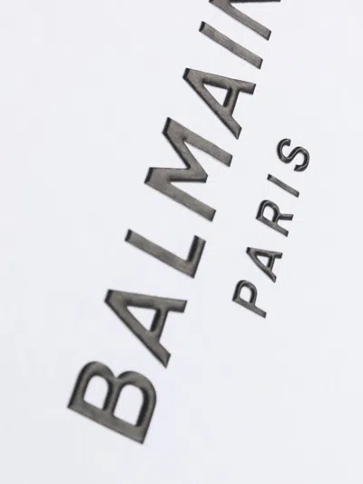 Balmain Logo T-shirt In White