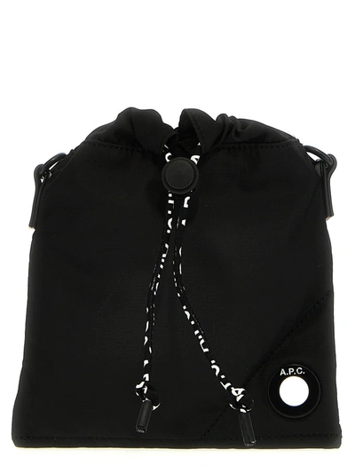 Shop Apc A.p.c. 'reset Neck Pouch' Crossbody Bag In Black