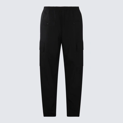 Shop Marni Black Wool Cargo Pants