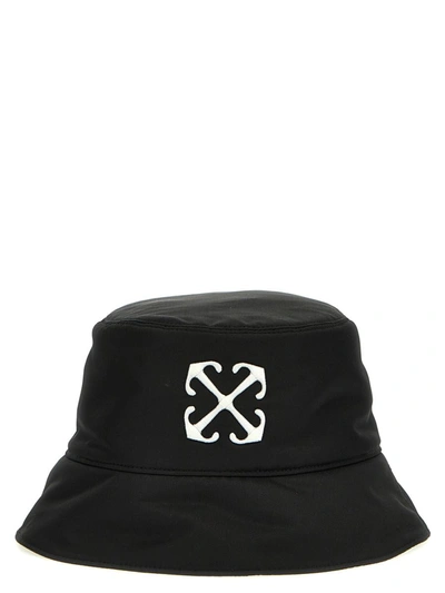Shop Off-white 'arrow' Bucket Hat In White/black