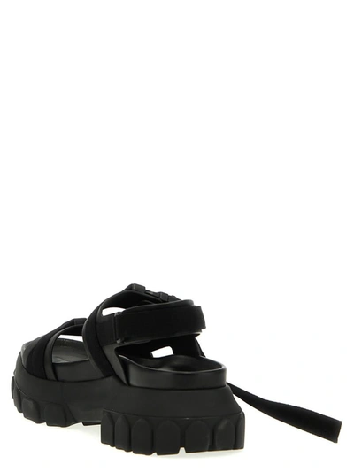 Shop Rick Owens 'tractor' Sandals In Black