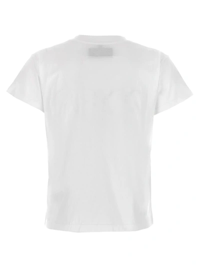 Shop Mm6 Maison Margiela Logo T-shirt In White