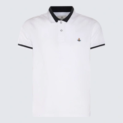 Shop Vivienne Westwood White Cotton Polo Shirt