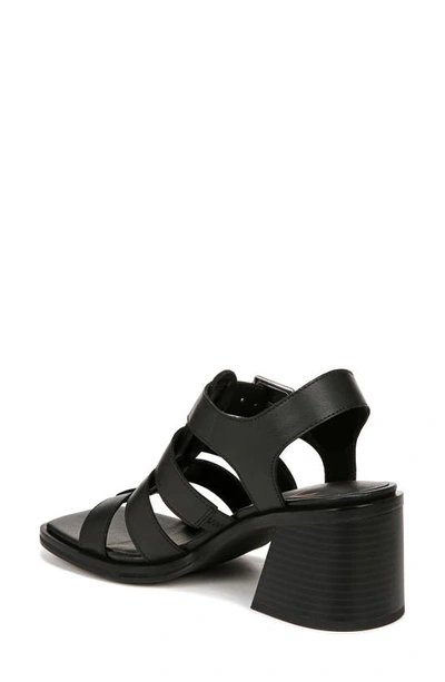 Zodiac Joleen Womens Strappy Faux Leather Block Heel In Black