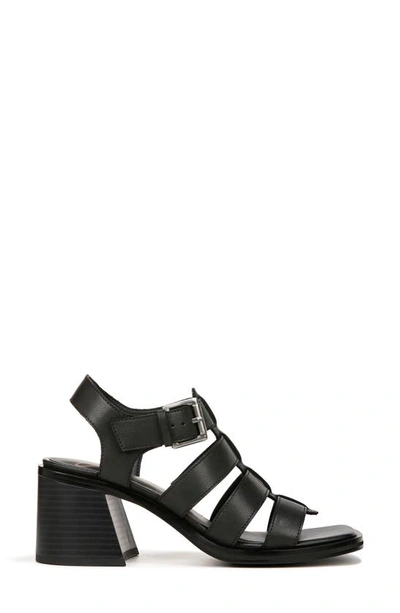Zodiac Joleen Womens Strappy Faux Leather Block Heel In Black